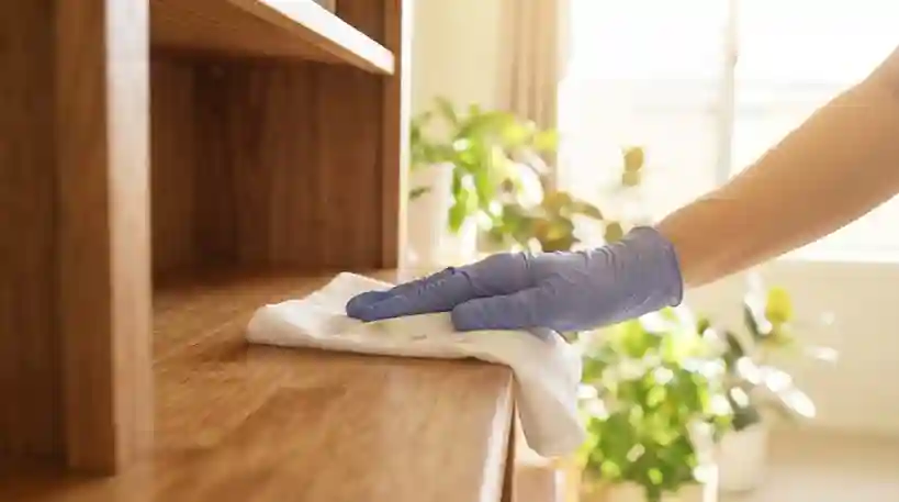 Móveis de madeira em ambiente residencial com prevenção contra cupins